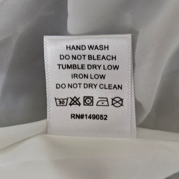 Fashion Nova Field of Dreams Satin Maxi Dress Size S NWT Romantic Coquette - Picture 12 of 12